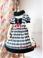 Surface Spell Gothic Virtual Clown High Waist One Piece(Full Payment Without Shipping)